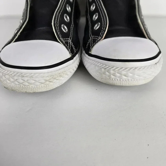 Converse Black and White Slip-On Sneakers - Picture 4 of 11